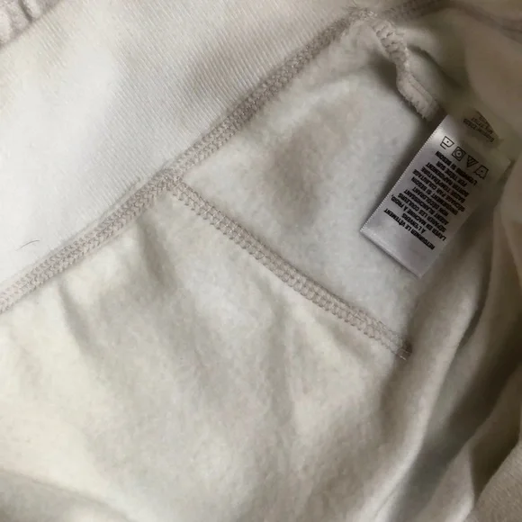 Aeropostale Men’s Spell Out White Full-zip Hoodie Sweater Shirt Jacket Size M - Picture 7 of 11